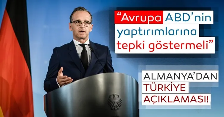 Alman Dışişleri Bakanı: “Avrupa, ABD’nin Türkiye’ye yaptırımlarına tepki göstermeli”