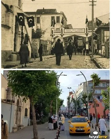 Şimdi İstanbul'un en işlek caddesi! İşte ilk kez göreceğiniz Eski İstanbul fotoğrafları