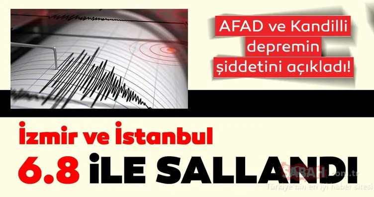 Son Dakika Haber Izmir Ve Istanbul Da Deprem Cok Uzun Surdu Izmir Bursa Ve Istanbul Da Hissedildi Afad Ve Kandilli Son Depremler Listesi