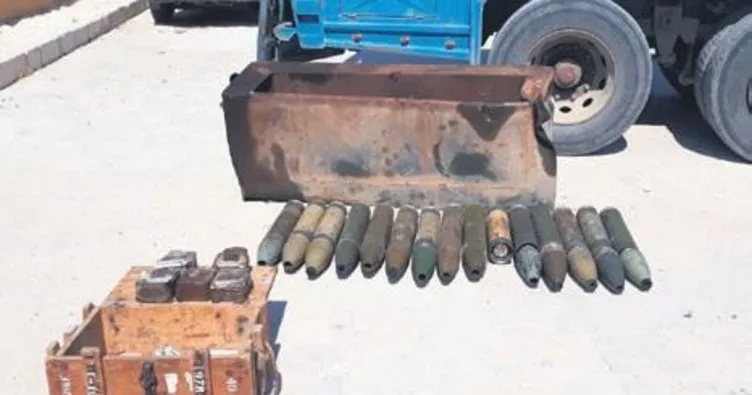 YPG/PKK’ya ait füze ve patlayıcılar ele geçirildi