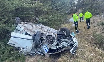 Bolu’da feci kaza: 1 ölü, 2 yaralı
