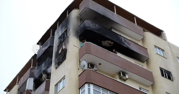 Eşine kızan koca evi ateşe verdi