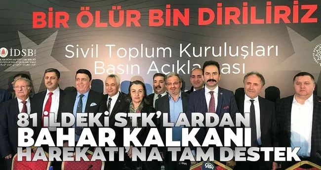 Stk Lardan Bahar Kalkani Harekati Na Destek Aciklamasi Son Dakika Haberler