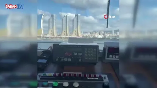 Pendik açıklarında gemi yangını | Video