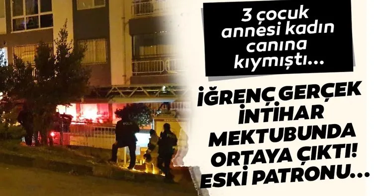 3 çocuk annesi kadın intihar etmişti! İğrenç gerçek mektupta ortaya çıktı