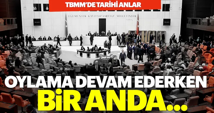 TBMM yeni baÅ?kanını seçti; Oylama yapılırken Binali Yıldırım Meclisâ??e geldi veâ?¦