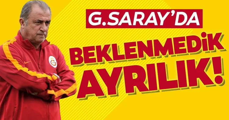 Galatasaray’da beklenmedik ayrılık!