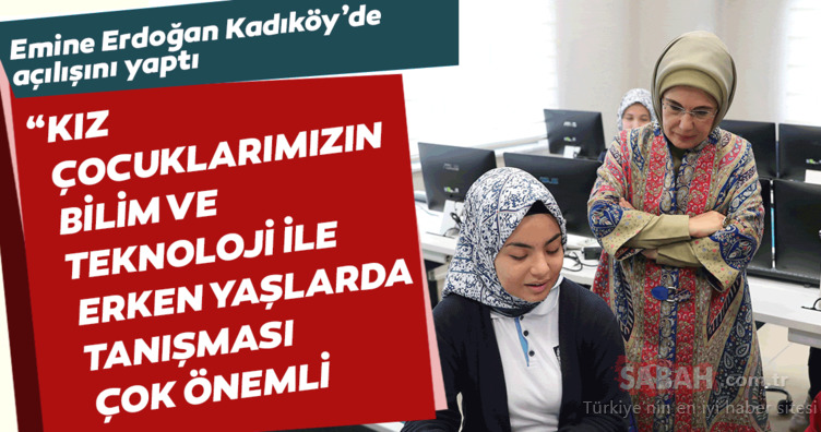 Emine Erdoğan, Kadıköy’de dene yap atölyesi açılış törenine katıldı