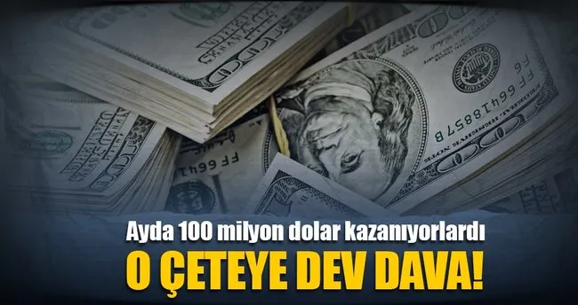 Sanal kumar çetesine dev dava