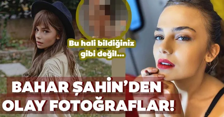 Zalim İstanbul’un Ceren’i Bahar Şahin sosyal medyayı salladı!  Mavi mini elbisesi ve abartılı makyajıyla…
