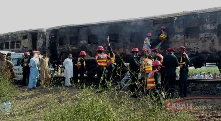 Pakistan’da 74 kişinin öldüğü tren faciasında kan donduran detay!