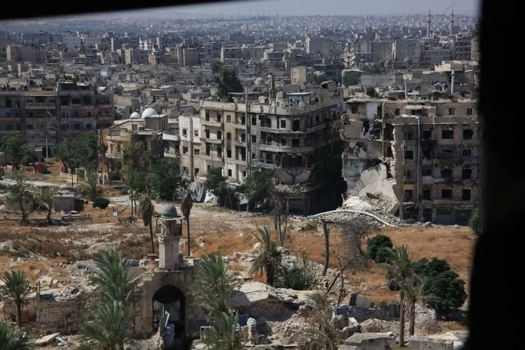 Halep’teki yıkım fotoğraflara böyle yansıdı