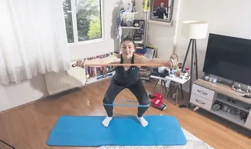 Spor salonlarını evlerine taşıdılar