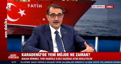 Enerji ve Tabii Kaynaklar Bakanı Fatih Dönmez’den canlı yayında Karadeniz’den yeni doğal gaz müjdesi