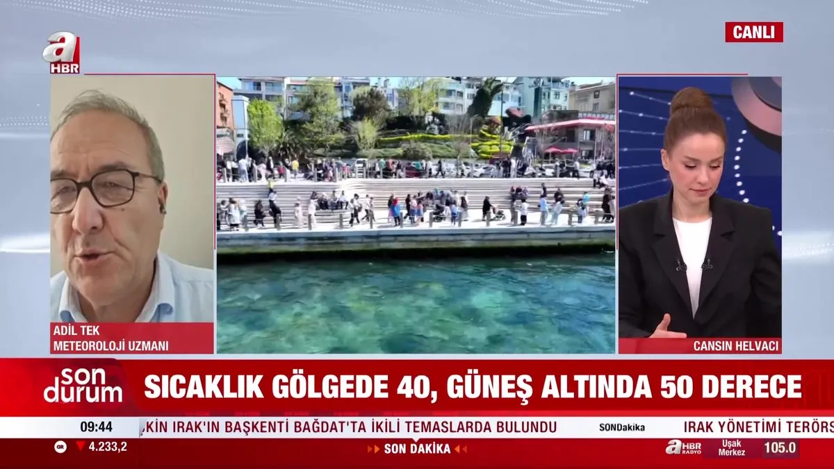 Meteoroloji'den İstanbul için kritik uyarı: Hissedilen 45 derece olacak! | Video