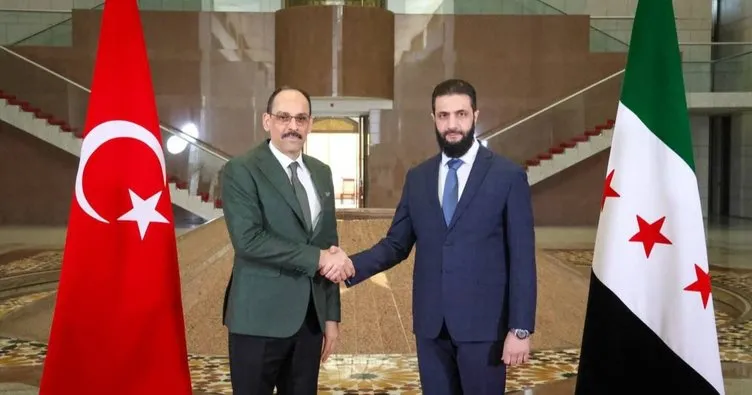 MİT Başkanı Kalın, Şam’da yeni yönetimin lideri Şara ile görüştü