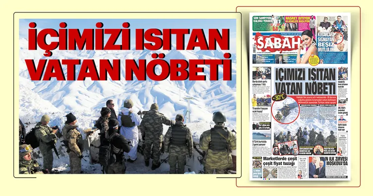 İçimizi ısıtan vatan nöbeti