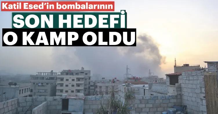 Suriye’de Esad rejimi Yermuk Kampı’nı vurdu