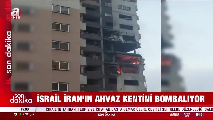 İsrail, İran'ın Ahvaz kentini bombalamaya başladı | Video