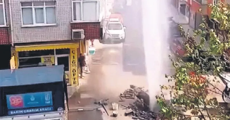 İSKİ, boru hattını patlattı