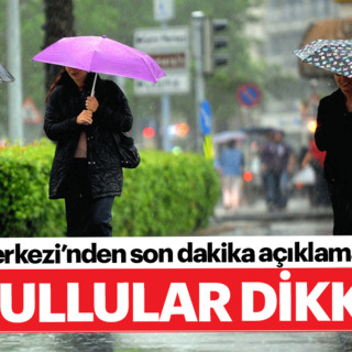 Meteoroloji Erken Uyarı Merkezi duyurdu! İstanbul'da iki gün sağanak etkili olacak