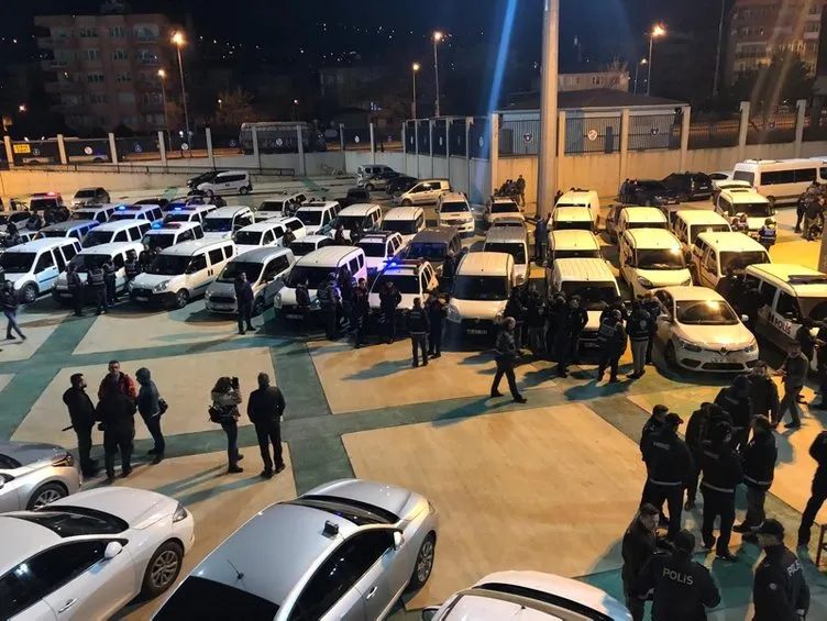 Bursa'da 4 bin polisle uyuşturucu ve terör operasyonu