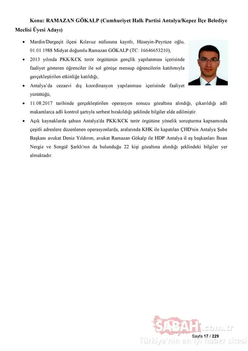 İşte CHP, Saadet Partisi ve İYİ Parti'nin PKK ile bağlantılı adayları!