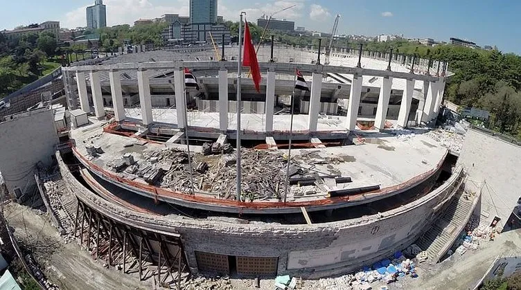 Vodafone Arena’nın kaba inşaatı tamamlandı