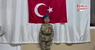 Küçük Ömer’in İstiklal Marşı coşkusu | Video