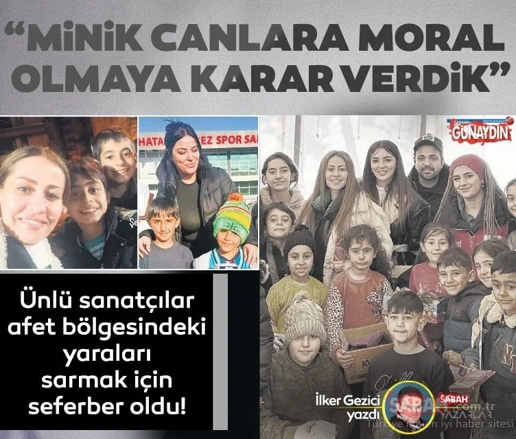 Minik canlara moral olmaya geldik! Derya Uluğ, Zehra Yılmaz ve Zara depremzede çocuklara destek oldu!