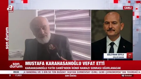 Son Dakika: Akit Medya Grubu İcra Kurulu Başkanı Mustafa Karahasanoğlu vefat etti! Bakan Soylu A Haber'e konuştu | Video