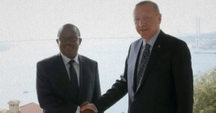 Cumhurbaşkanı Erdoğan Gine Bissau Cumhurbaşkanı ile görüşüyor