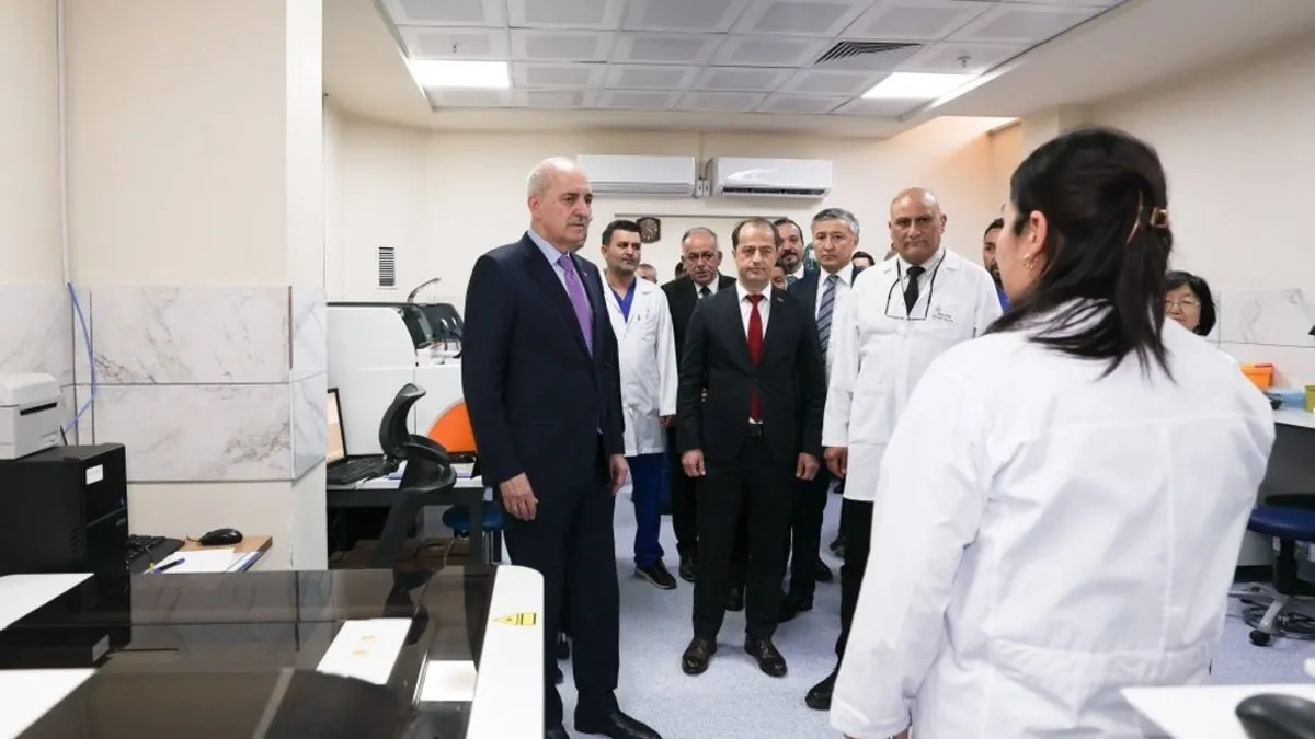 TBMM Başkanı Kurtulmuş, Kırgız-Türk Dostluk Hastanesi’nde tedavi gören hastaları ziyaret etti