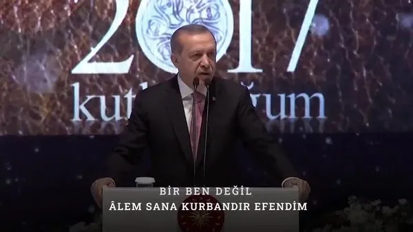 Başkan Erdoğan Mevlid Kandili'ni kutladı | Video