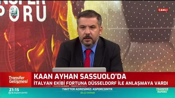Kaan Ayhan Sassuolo'ya imza atıyor videosunu izle | Sabah TV