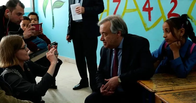 BM Genel Sekreteri Guterres’ten Ürdün’deki Beka kampına ziyaret