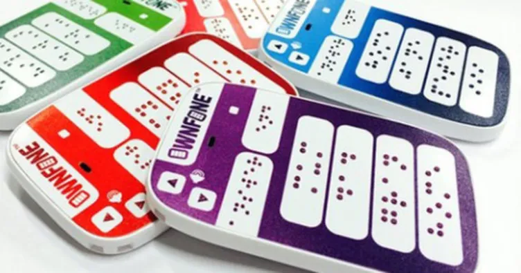 Görme engelliler için telefon