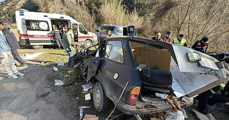 Karabük’te feci kaza: 1 ölü, 5 yaralı!
