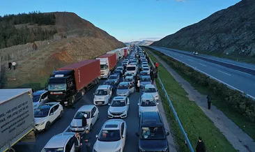 TAG Otoyolu’nda yoğunluk yaşanıyor