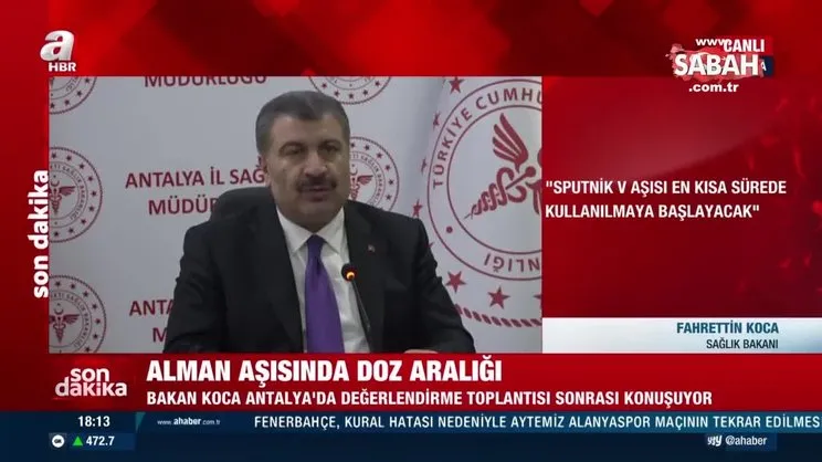 SON DAKİKA: Bakan Koca'dan önemli açıklamalar | Video