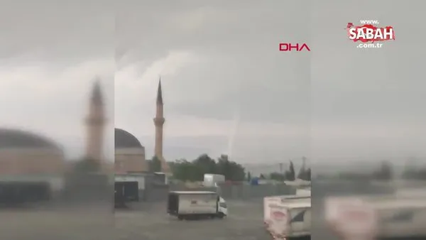 Son dakika: İstanbul Çatalca ve Hadımköy'de dev hortum paniği | Video