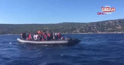 Türkiye’den kaçarak Yunanistan’a gitmeye çalışan kaçak göçmenler milli yüzücünün dikkati sayesinde Çanakkale’ye getirildi!