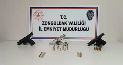 Zonguldak Emniyeti’nden yasa dışı silah operasyonu