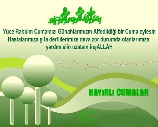 Bugün için en güncel Cuma mesajları (2017) İşte en güzel resimli Cuma mesajı