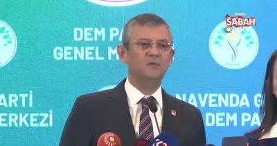 HDP ziyaretinde Özgür Özel’e şok! CHP Eş Başkanı diyesim geldi | Video