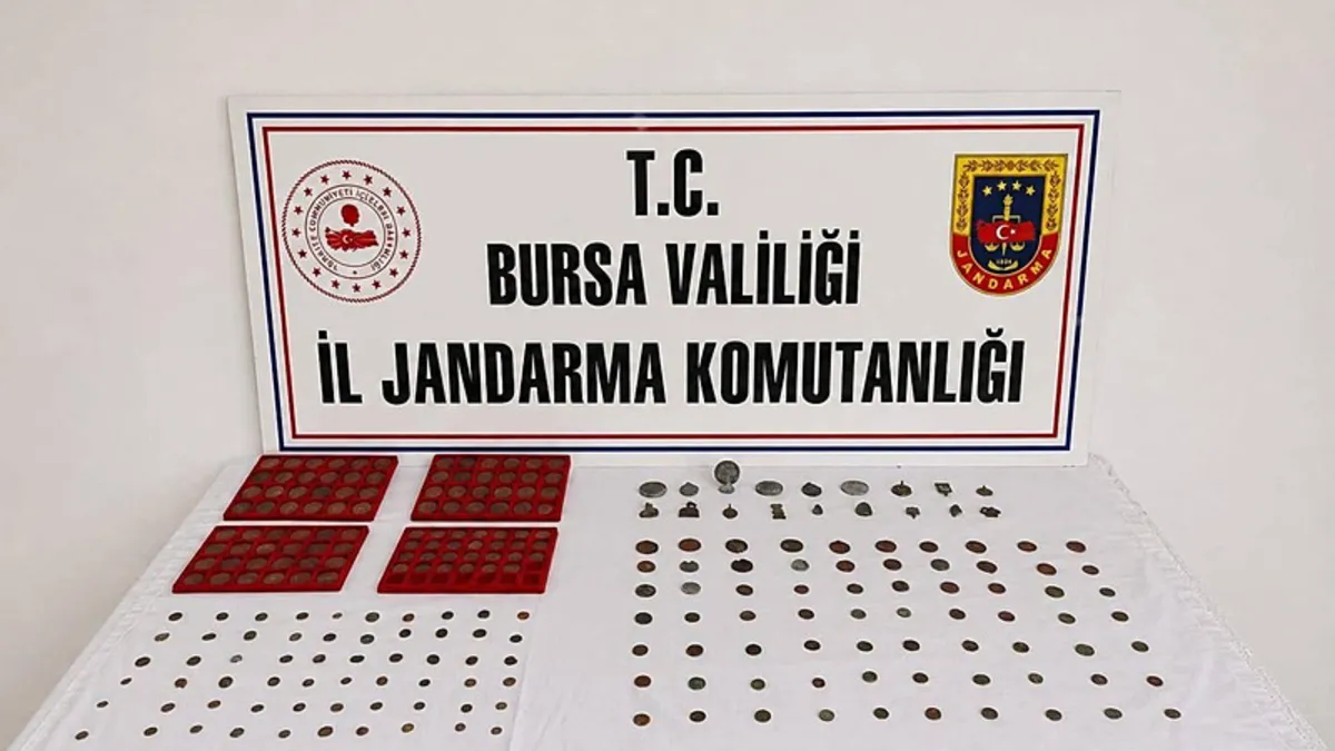 Bursa’da tarihi eser operasyonu: 1 kişi gözaltına alındı! Bursa’da tarihi eser operasyonu: 1 kişi gözaltına alındı!