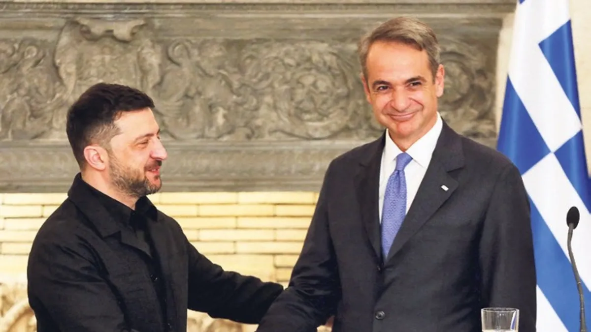 Zelenski, Atina’da temaslarda bulundu