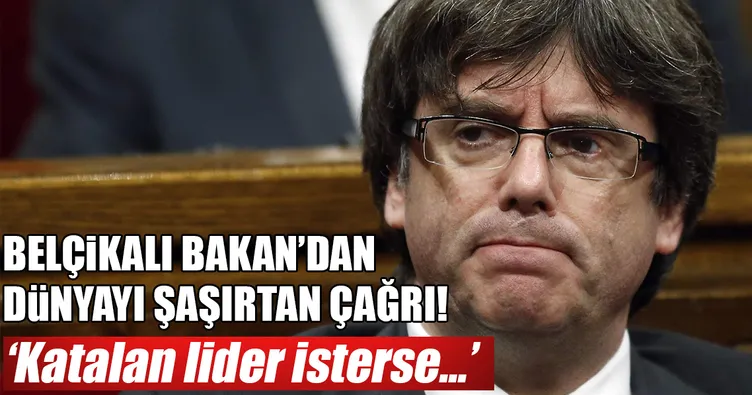Belçika’dan flaş Katalonya açıklaması
