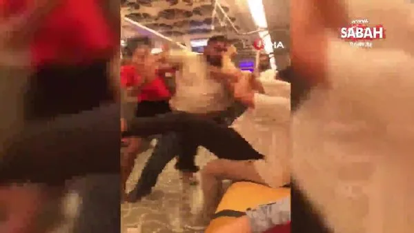 Kadıköy metroda alkol kavgası kamerada | Video
