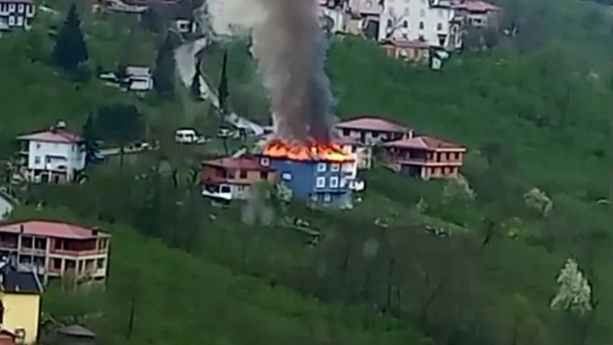 Ordu’da bir evde yangın çıktı! Ordu’da bir evde yangın çıktı!